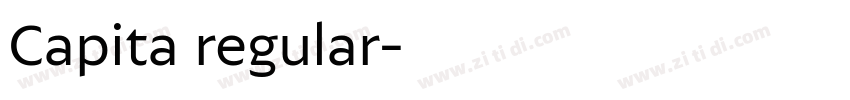 Capita regular字体转换
